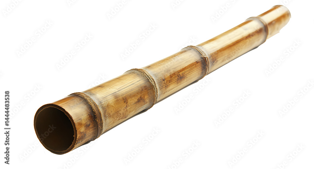 bamboo stick isolated on white background PNG. GENERATIVE AI bamboo stick isolated on white background PNG. GENERATIVE AI