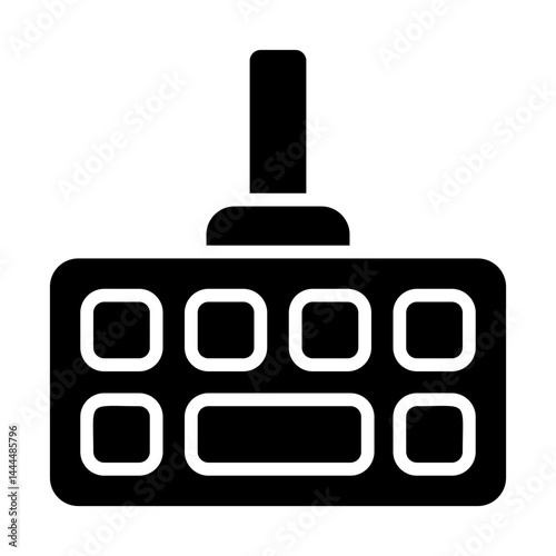 Mechanical Keyboard Solid Icon