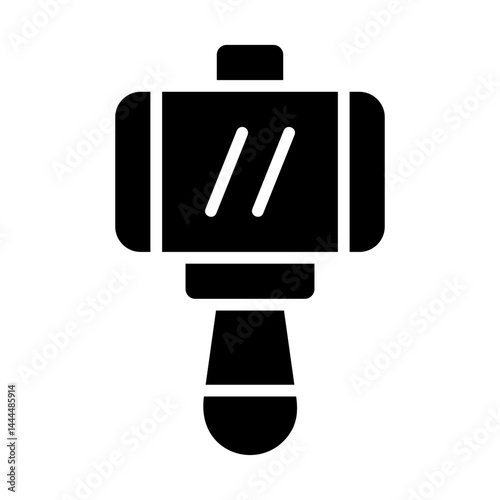 Selfie Stick Solid Icon