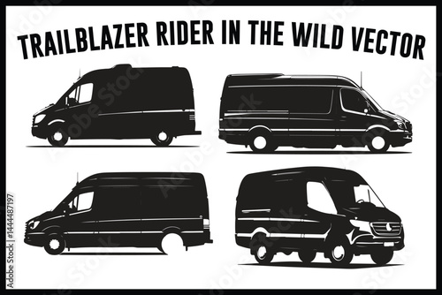 Off-Road UTV Rider Adventure Silhouettes