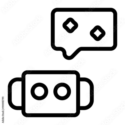 Generative AI Line Icon
