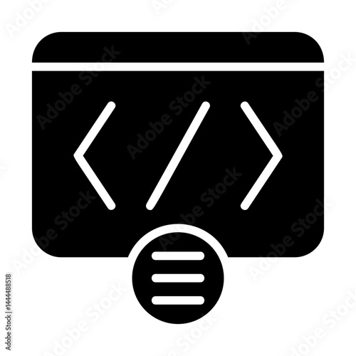 Jupyter Notebook Solid Icon