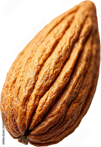 High-Quality Almond Isolated on Transparent Background for Health and Wellness Marketing Materials