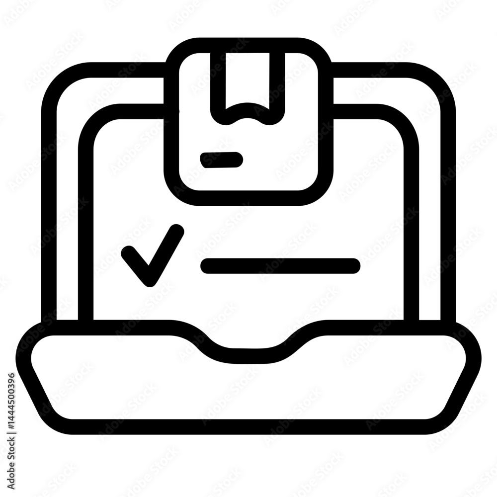 Order package Line Icon Order package Line Icon