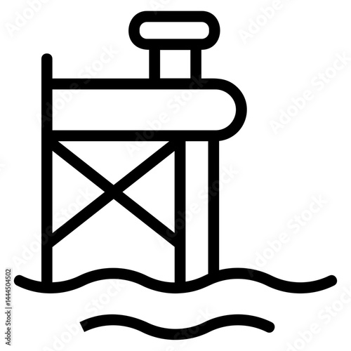Port Line Icon