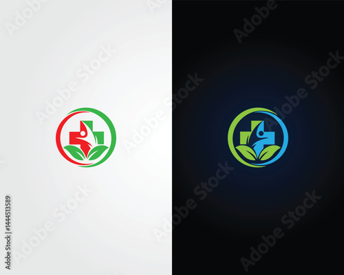 Medical and Healthcare Logo Design Icon Modern Vector Template.