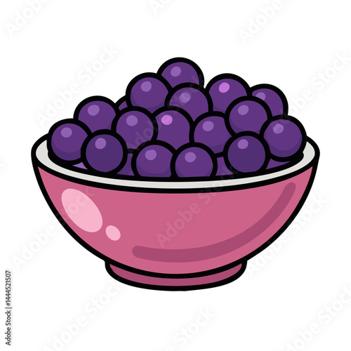  Acai Berries in a Healthy Bowl