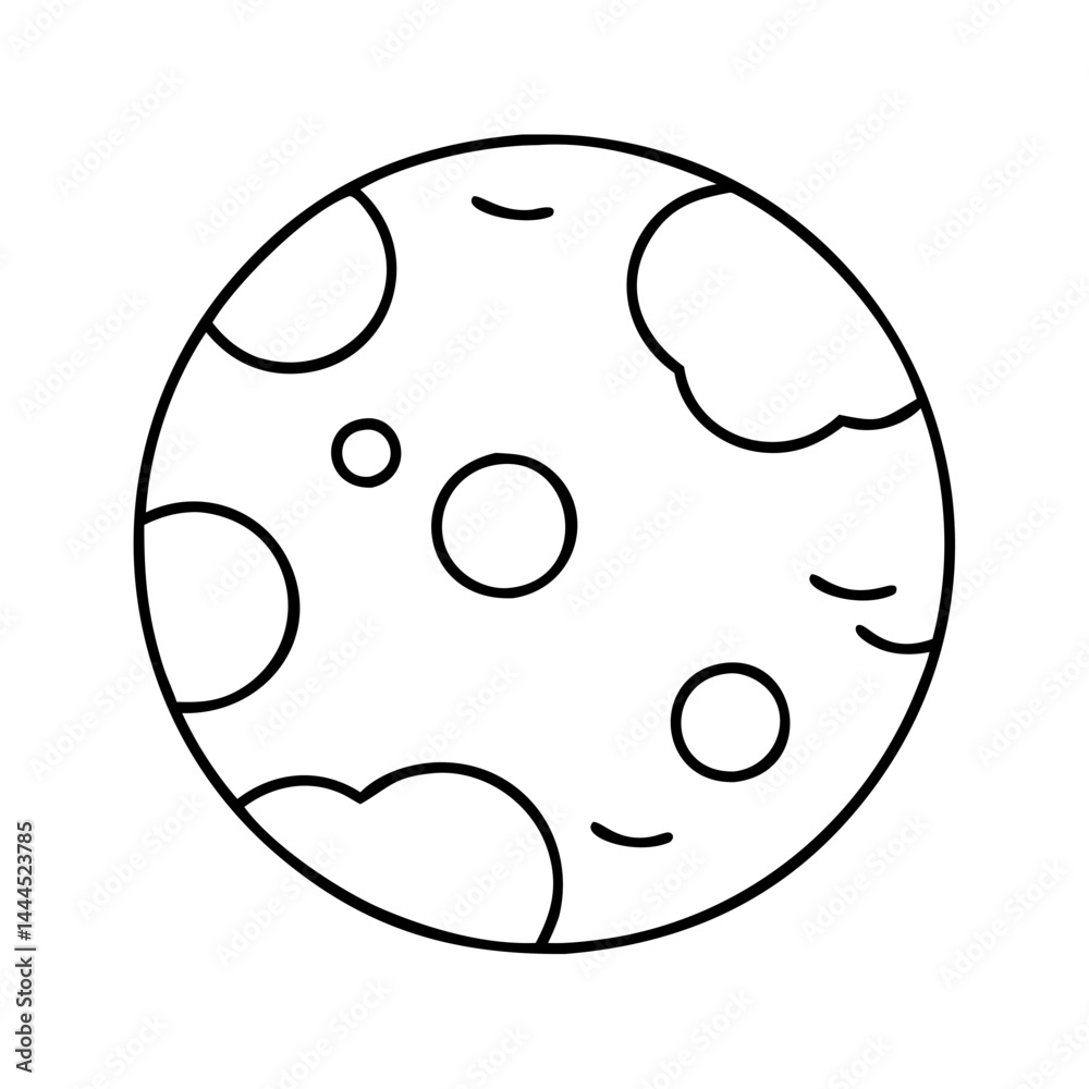 full moon icon, full moon line art - simple line art of full moon, perfect for full moon logos and icons full moon icon, full moon line art - simple line art of full moon, perfect for full moon logos and icons