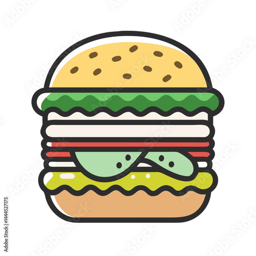  Juicy Cheeseburger with Pickles