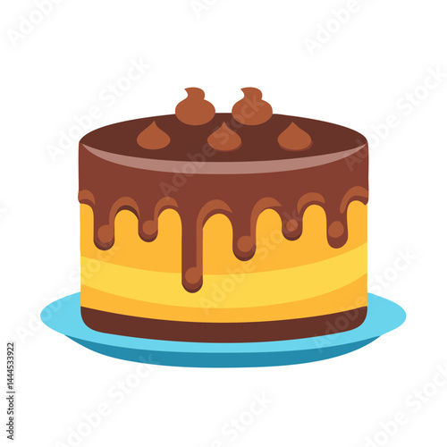  Tasty Freshly Baked Chocolate Cake