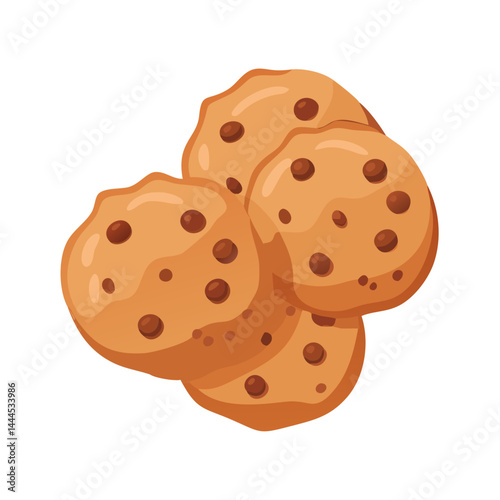  Tasty Freshly Baked Chocolate Chip Cookies