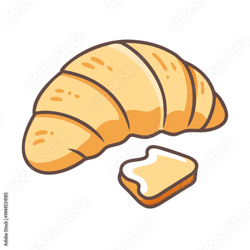  Delicious Croissant with Butter