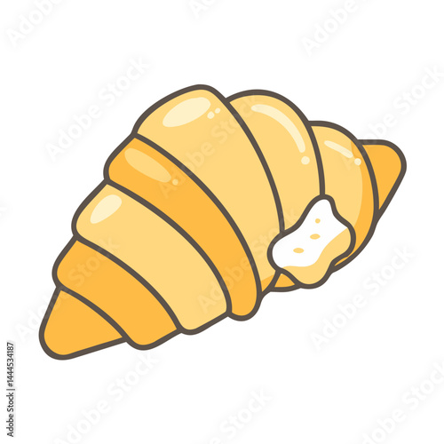  Tasty Croissant with Butter