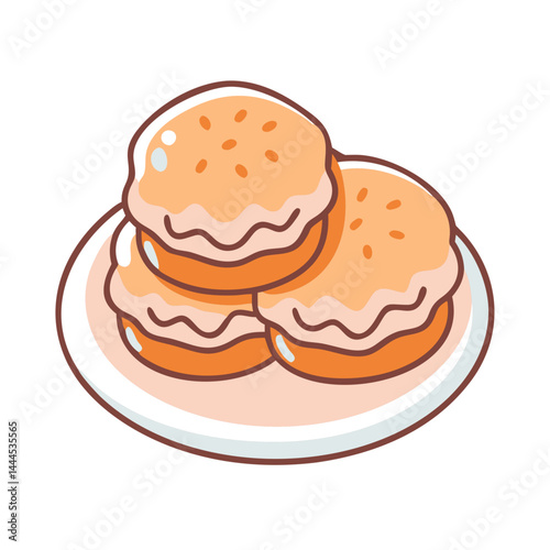  Decadent Scones with Clotted Cream Design
