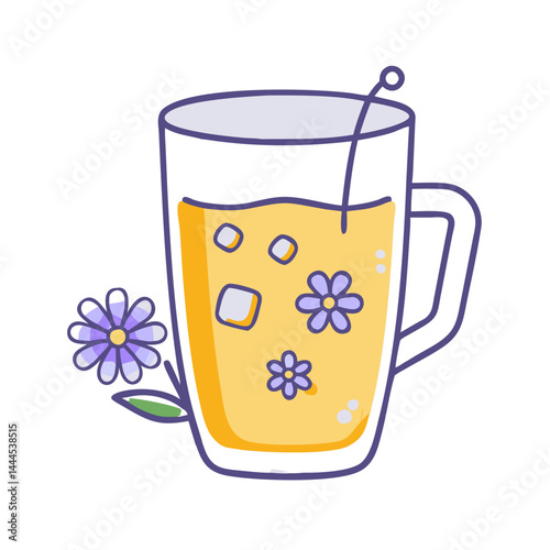 Soothing Iced Chamomile Lavender Tea