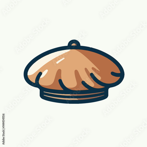 beret, hat, cap, fashion, isolated, head, accessory, background, man, french, france, cartoon, white, style, vector, wear, design, character, female, vintage, artist, army, illustration, freedom, clot