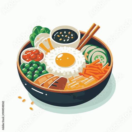 bibimbap, cuisine, meal, delicious, asian, healthy, gourmet, rice, food, cooking, vegetable, korean food, dinner, bowl, fresh, traditional, dish, egg, korean, lunch, colorful, beef, carrot, spicy, tas