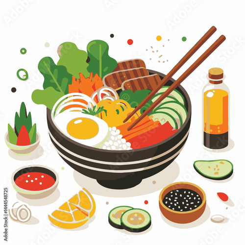 bibimbap, cuisine, meal, delicious, asian, healthy, gourmet, rice, food, cooking, vegetable, korean food, dinner, bowl, fresh, traditional, dish, egg, korean, lunch, colorful, beef, carrot, spicy, tas