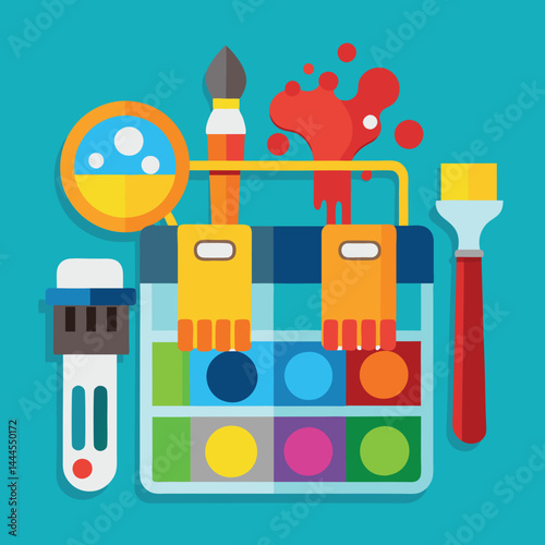 Discover a vibrant set of color paint cartoon icons. Perfect for artists and designers, this collection brings a splash of creativity and fun to any digital project.
