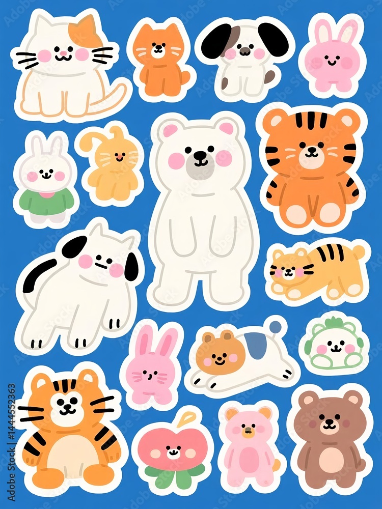 set of funny animals set of funny animals