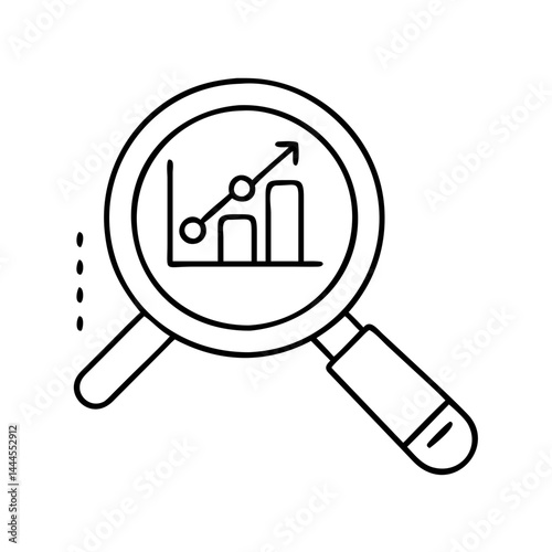 magnifying glass analytical skills icon