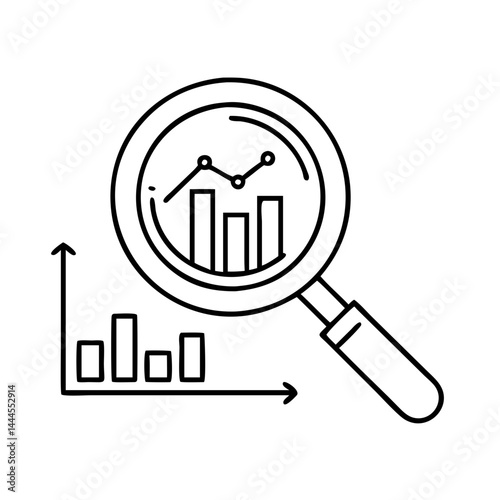 magnifying glass analytical skills icon