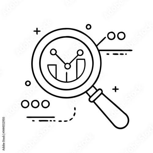 magnifying glass analytical skills icon