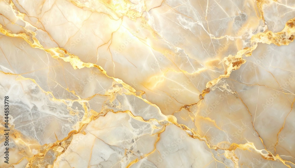 Fototapeta premium Elegant marble texture with golden veins interior design high-quality image luxurious setting close-up view sophisticated aesthetic