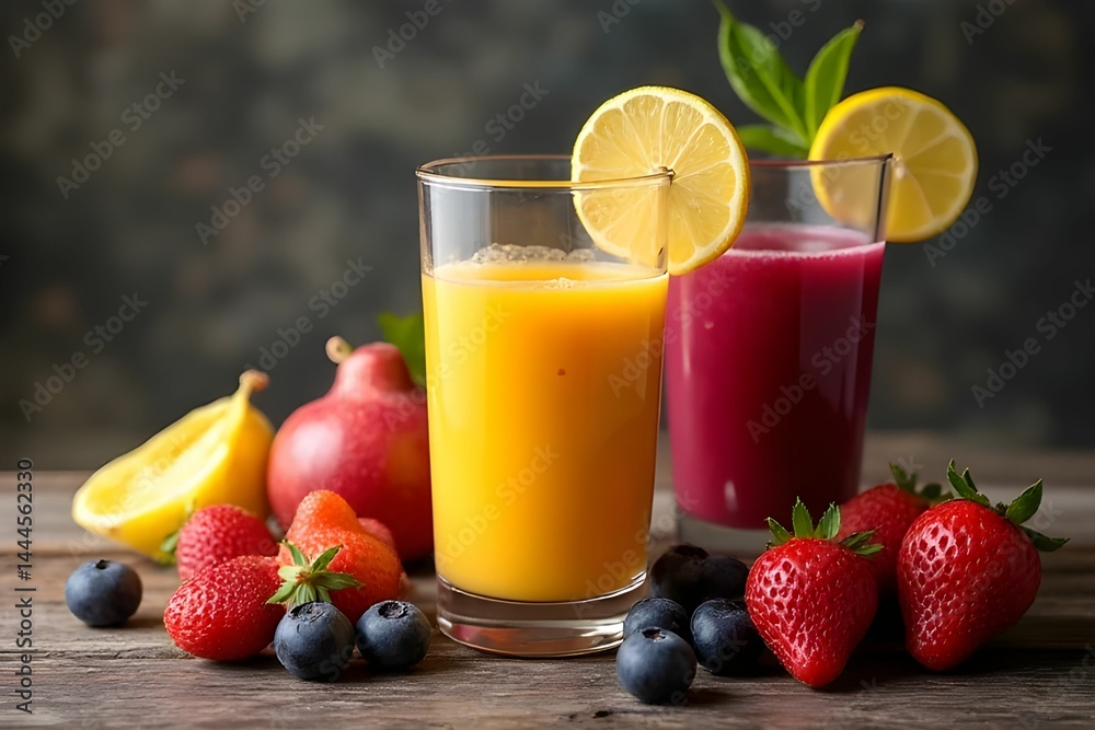 Collection of fresh fruit smoothies. Fruit juices. A refreshing summer beverage. Drink menu Collection of fresh fruit smoothies. Fruit juices. A refreshing summer beverage. Drink menu