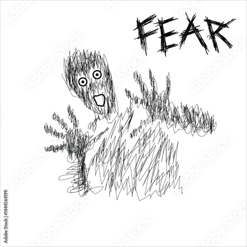 Expressing Fear A Hand-Drawn Visualization of Terror