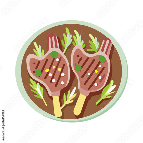  Herb-Marinated Grilled Lamb Chops Delight