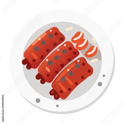  Barbecue Sauce Grilled Pork Ribs