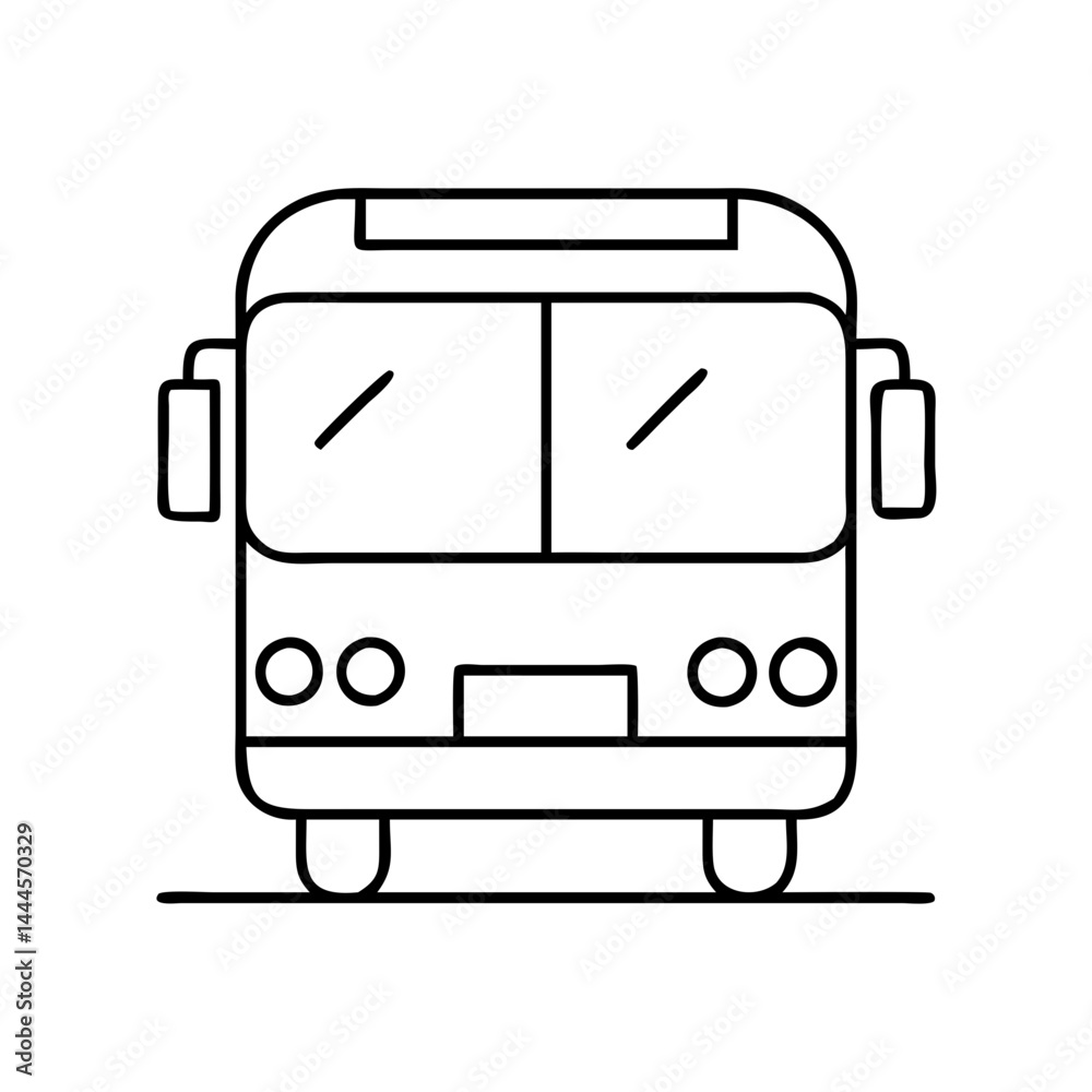 shuttle bus icon, shuttle bus line art - simple line art of shuttle bus, perfect for shuttle bus logos and icons shuttle bus icon, shuttle bus line art - simple line art of shuttle bus, perfect for shuttle bus logos and icons