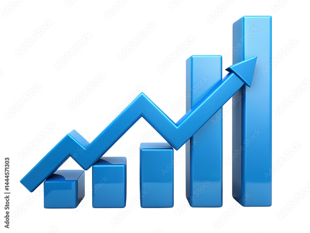 Growth Chart: Upward Trend Graphic Growth Chart: Upward Trend Graphic