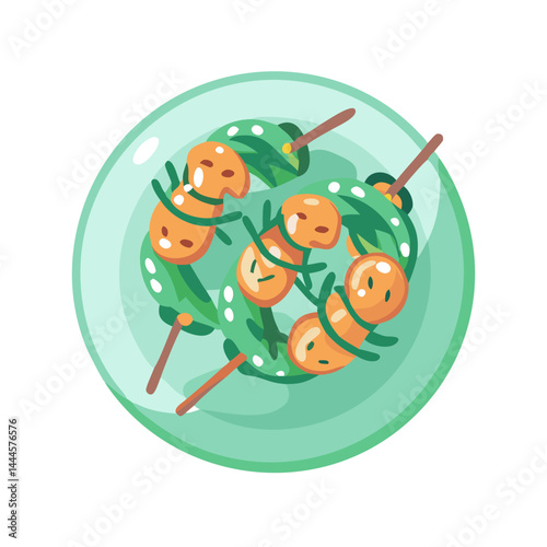  Grilled Shrimp with Basil Pesto