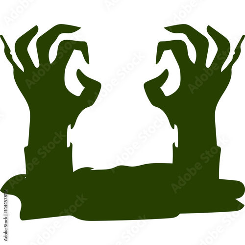 Halloween Zombie Silhouette