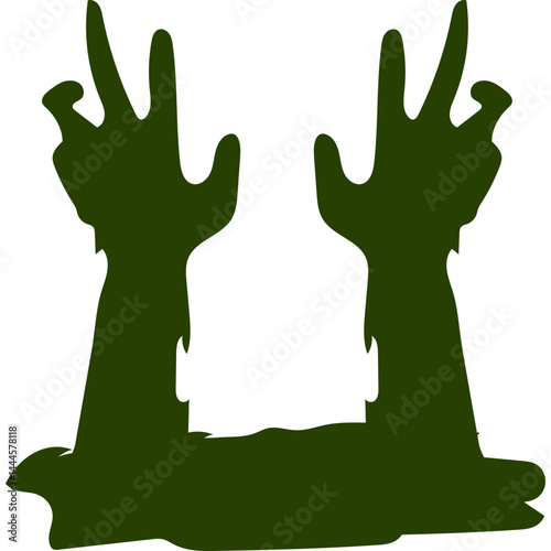 Halloween Zombie Silhouette