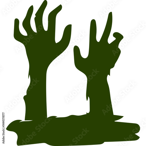 Halloween Zombie Silhouette