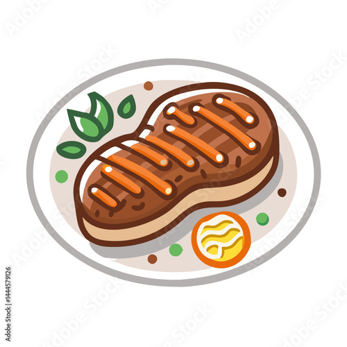  Savory Grilled Steak with Mushroom Sauce