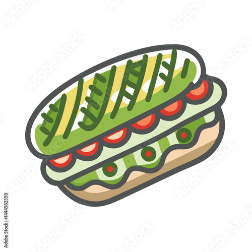  Delicious Grilled Vegetable Panini with Pesto