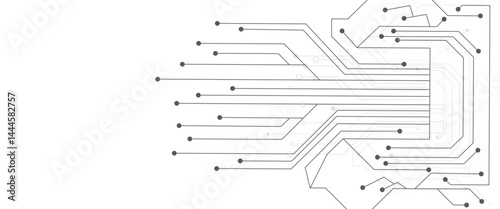 High tech technology geometric. 