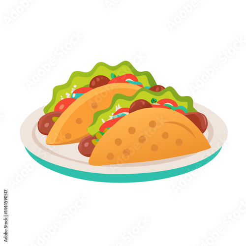  Tasty Plate of Beef Tacos