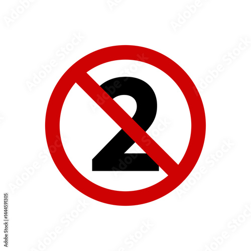 Single use only sign template, Do not reuse. Medical Signs and Symbol
