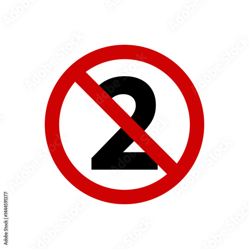 Single use only sign template, Do not reuse. Medical Signs and Symbol