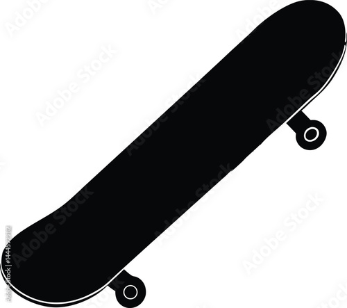 Skateboard Silhouette vector illustration