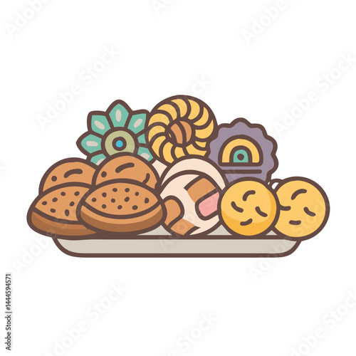  Tasty Platter of Assorted Pastries