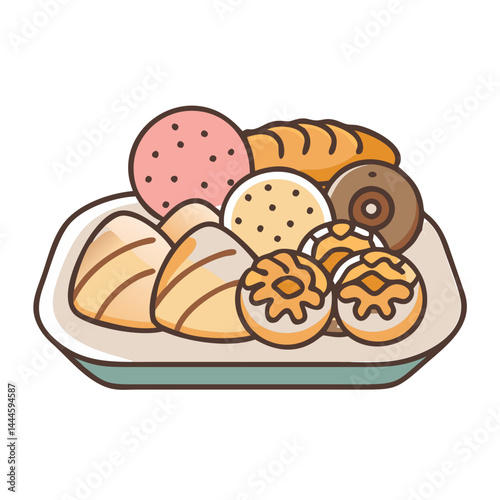  Flavorful Platter of Assorted Pastries
