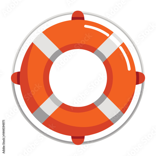 Life raft  icon isolated on white background