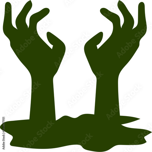 Halloween Zombie Silhouette