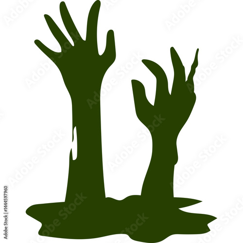Halloween Zombie Silhouette